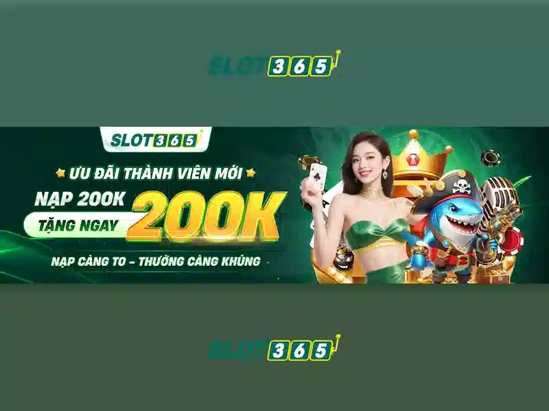 Trò chơi slot có trên Slot365