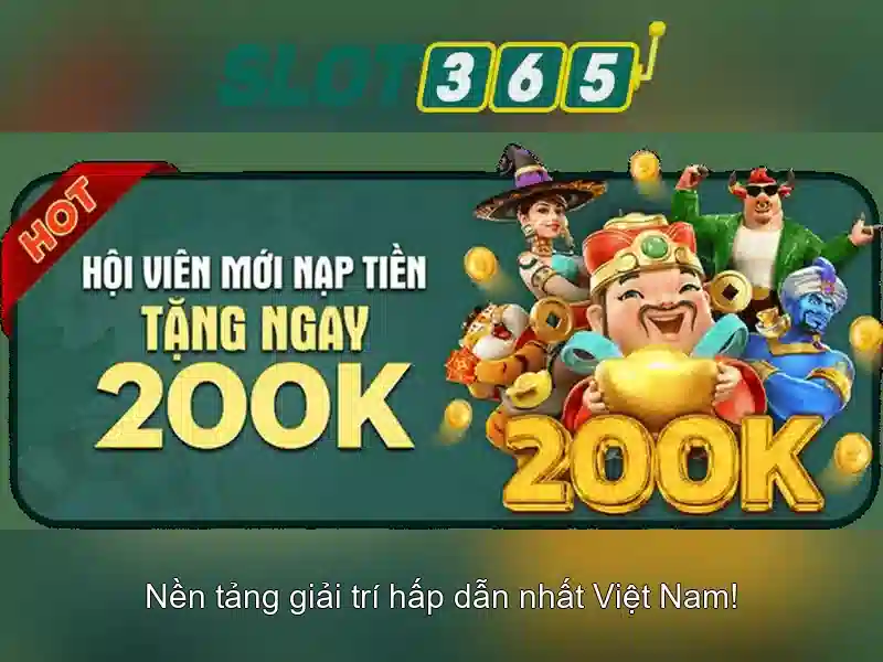 Giao diện trang chủ Slot365 hiện đại và sang trọng
